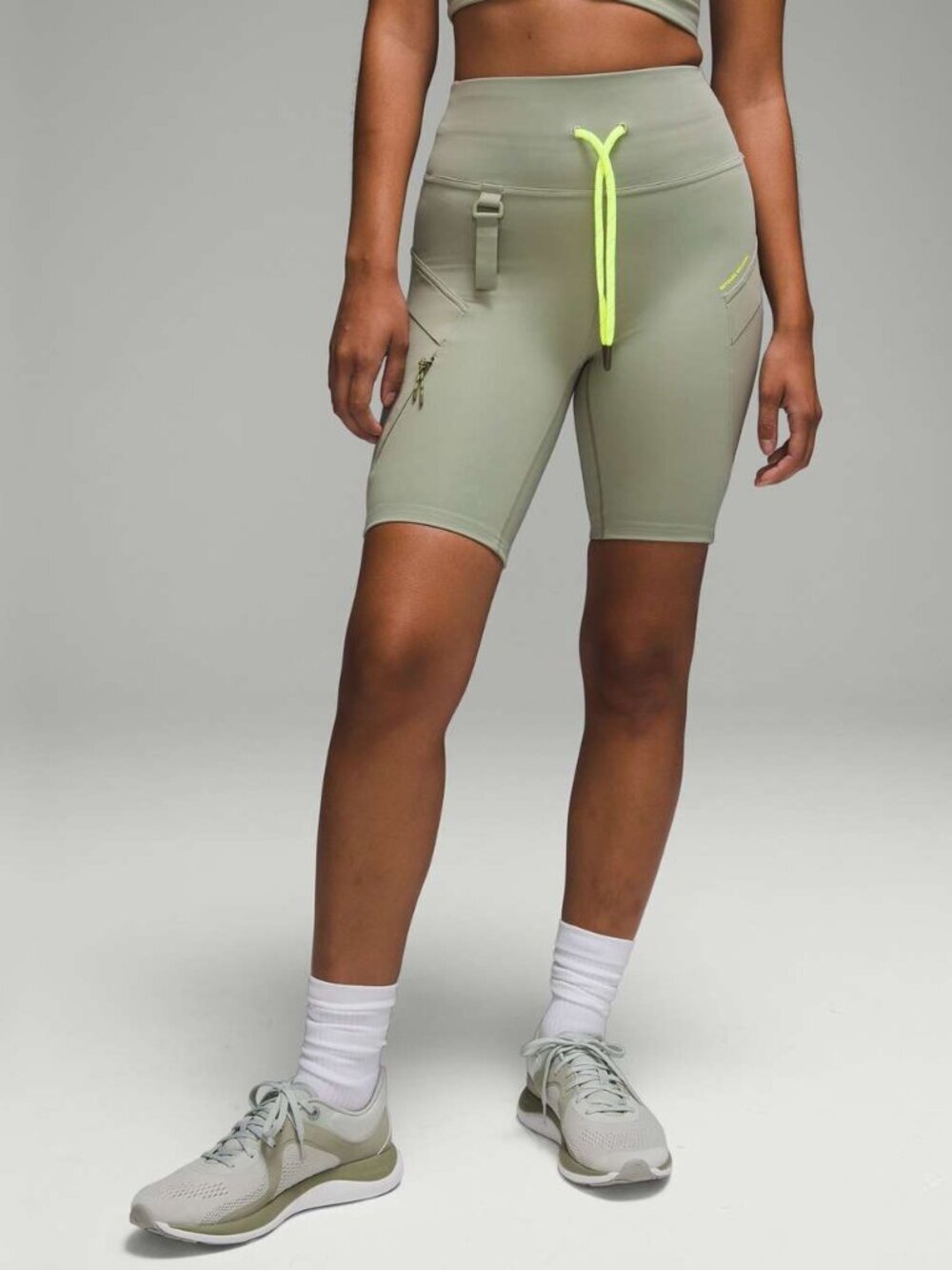 Lululemon Cargo Super High-Rise 8" Hiking Short Athletic Gorpcore Green - 4